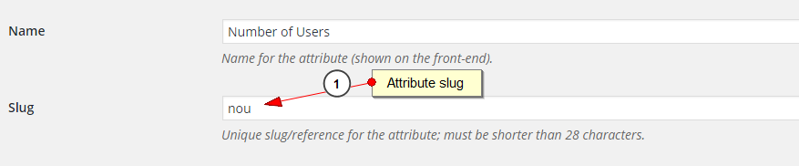 woocommerce_find product attribute slug
