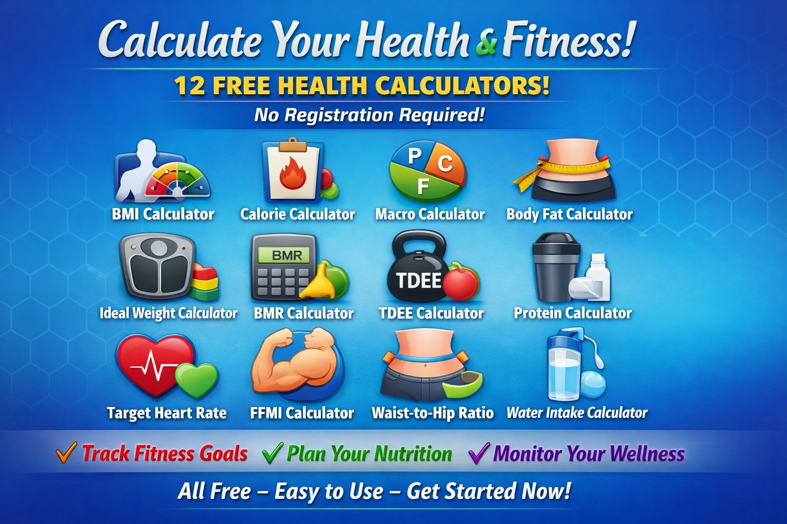12 Free Health & Fitness Calculators Online - BMI, Calorie, Macro & More