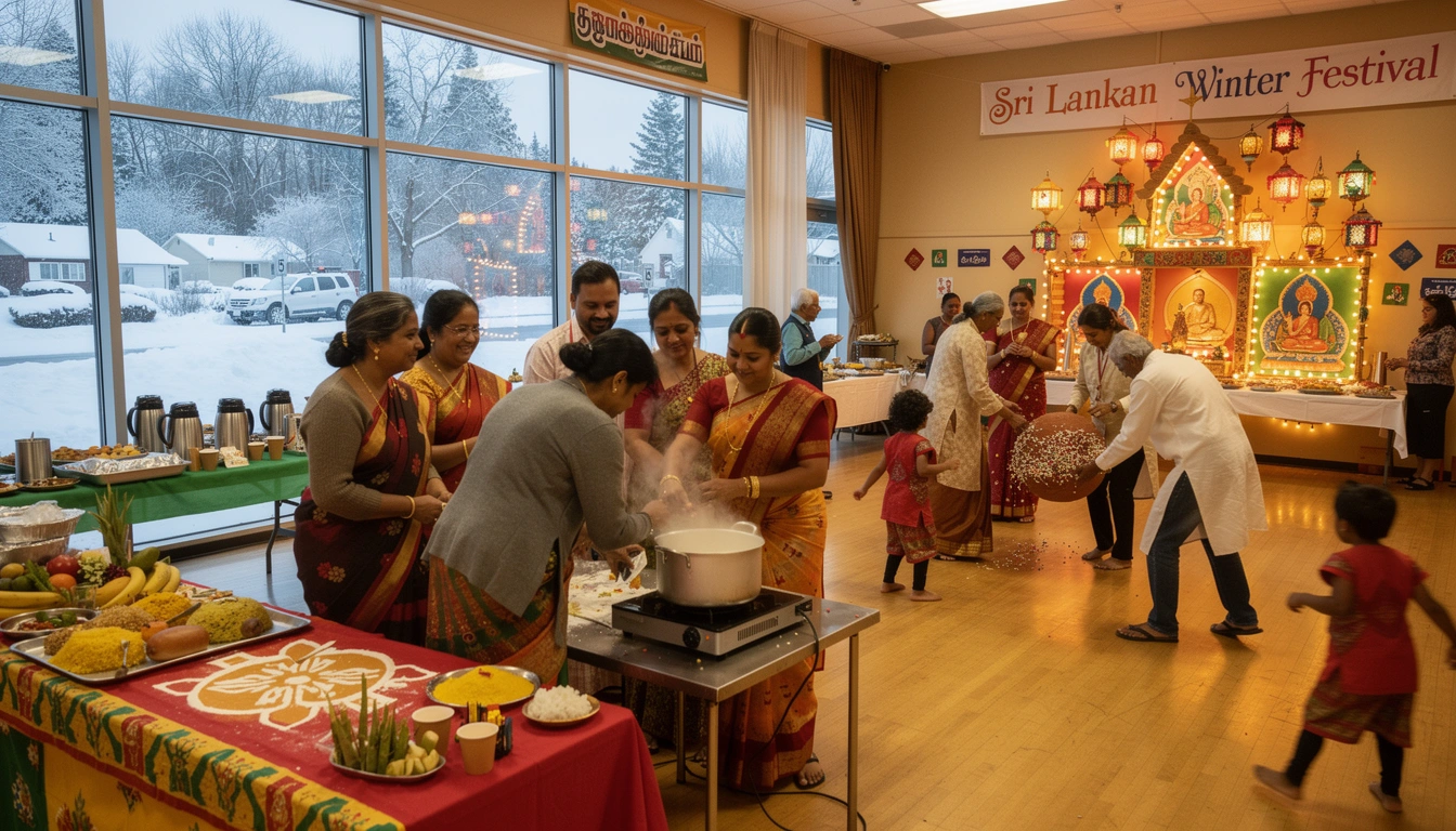 Canada - Celebrating Sri Lankan Festivals in Canadian Winter