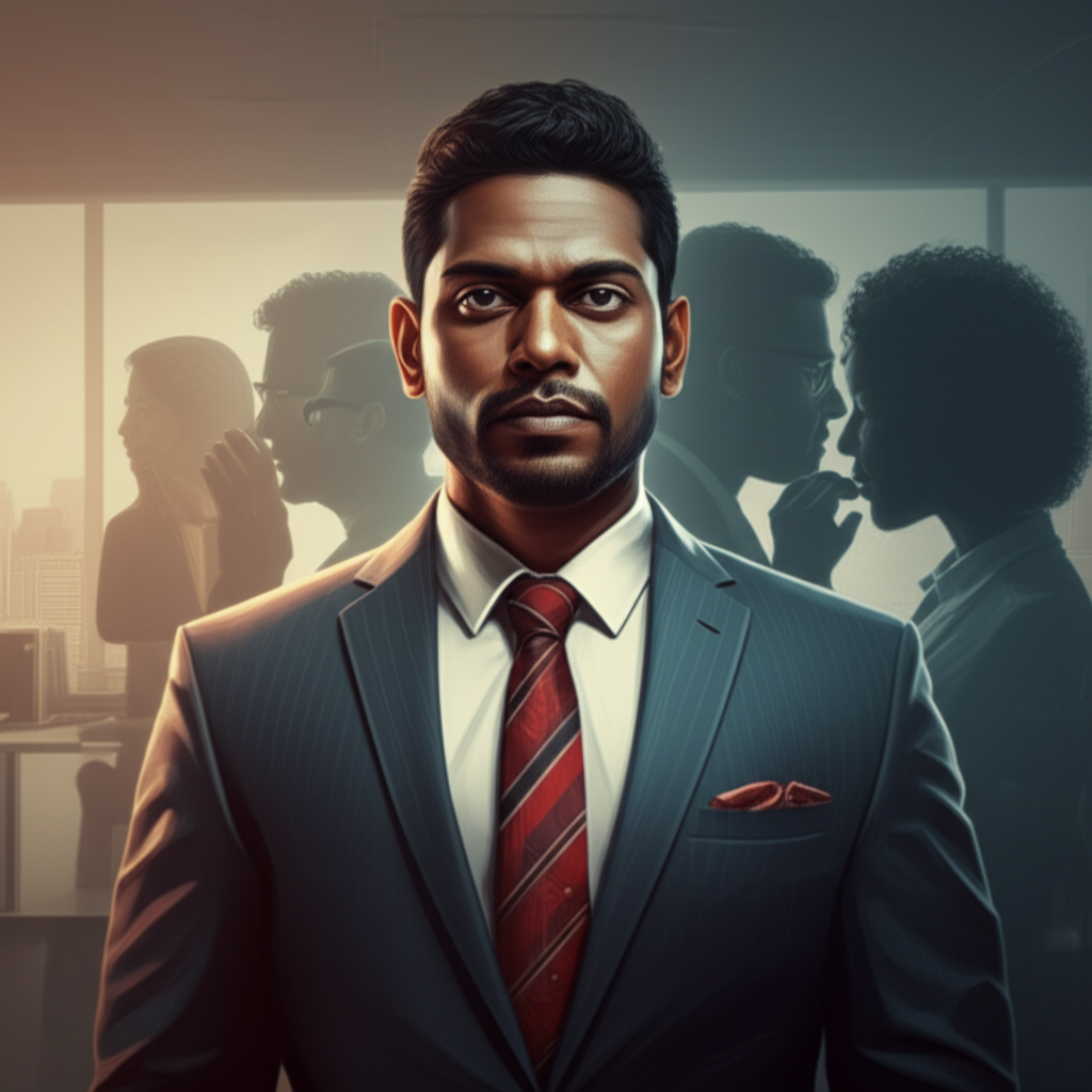 A Sri Lankan professional facing the subtle challenge of microaggressions in a Canadian workplace.