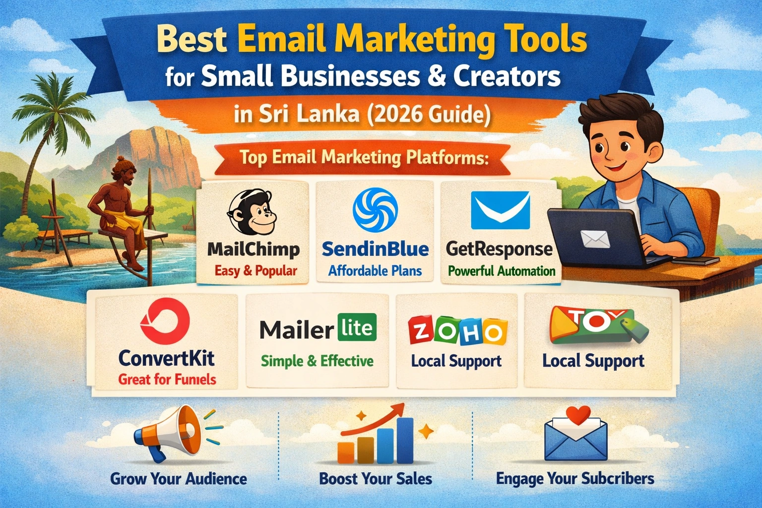 Best Email Marketing Tools for Small Businesses & Creators in Sri Lanka (2026 Guide)