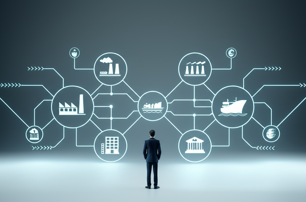 Diagram illustrating Dhammika Perera's diversified business interests.