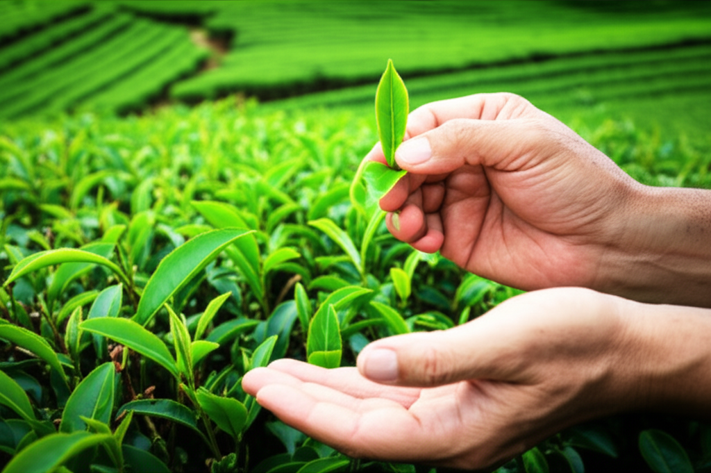 A symbolic image of Merril J. Fernando's legacy being passed on to the next generation.