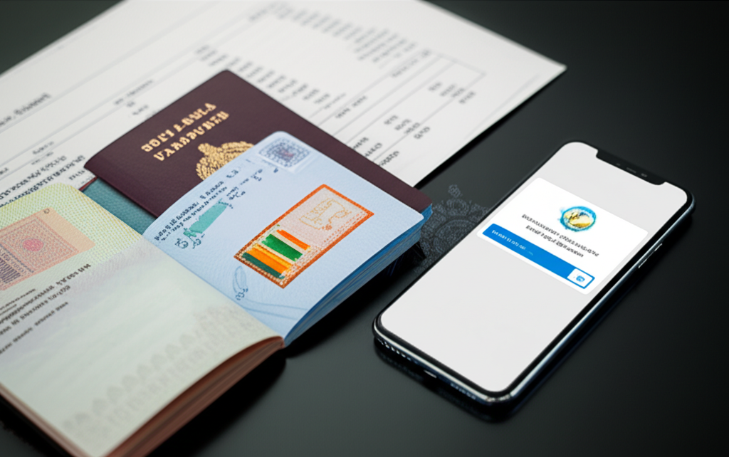 A passport with a Sri Lankan visa, representing the visa requirements for foreign direct investment in property.