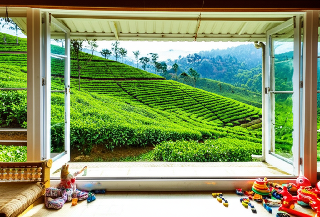 A comfortable and spacious family-friendly villa in the Sri Lankan hill country.