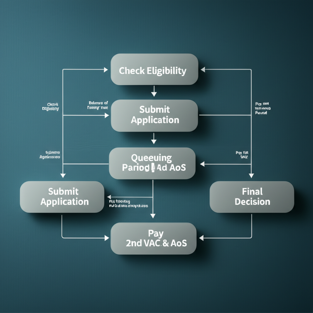 Flowchart detailing the Australian parent visa application steps for 2026.