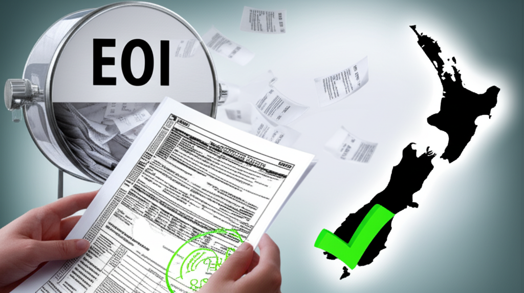 Illustration of the New Zealand Parent Visa Expression of Interest ballot system.