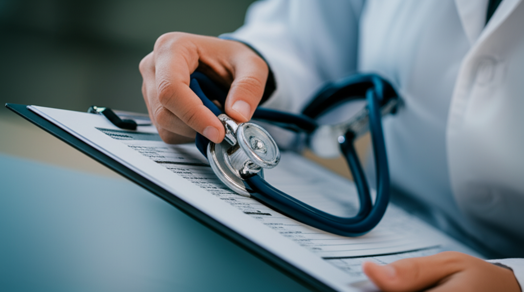 A checklist representing the key factors for choosing a hospital that meets international standards.