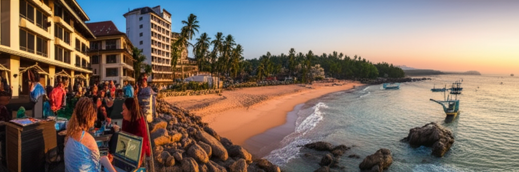A vibrant, panoramic photograph of the Sri Lankan coastline at&hellip;