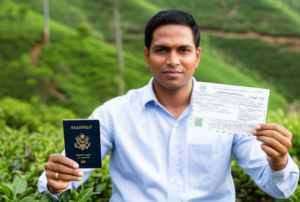 A professional South Asian person holding a US passport and&hellip;