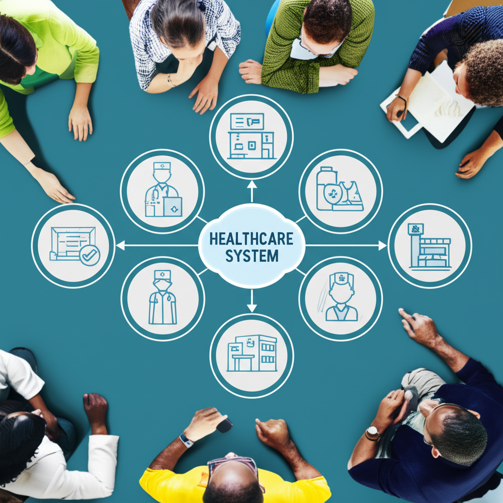 A flowchart explaining how to navigate the American medical system.