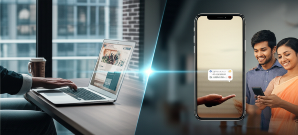 A person sending money from their US bank account to support their family in Sri Lanka.