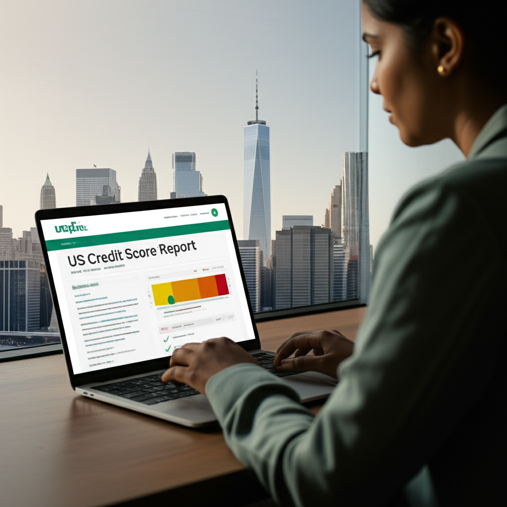 Sri Lankan newcomer planning their US financial future by building credit history.