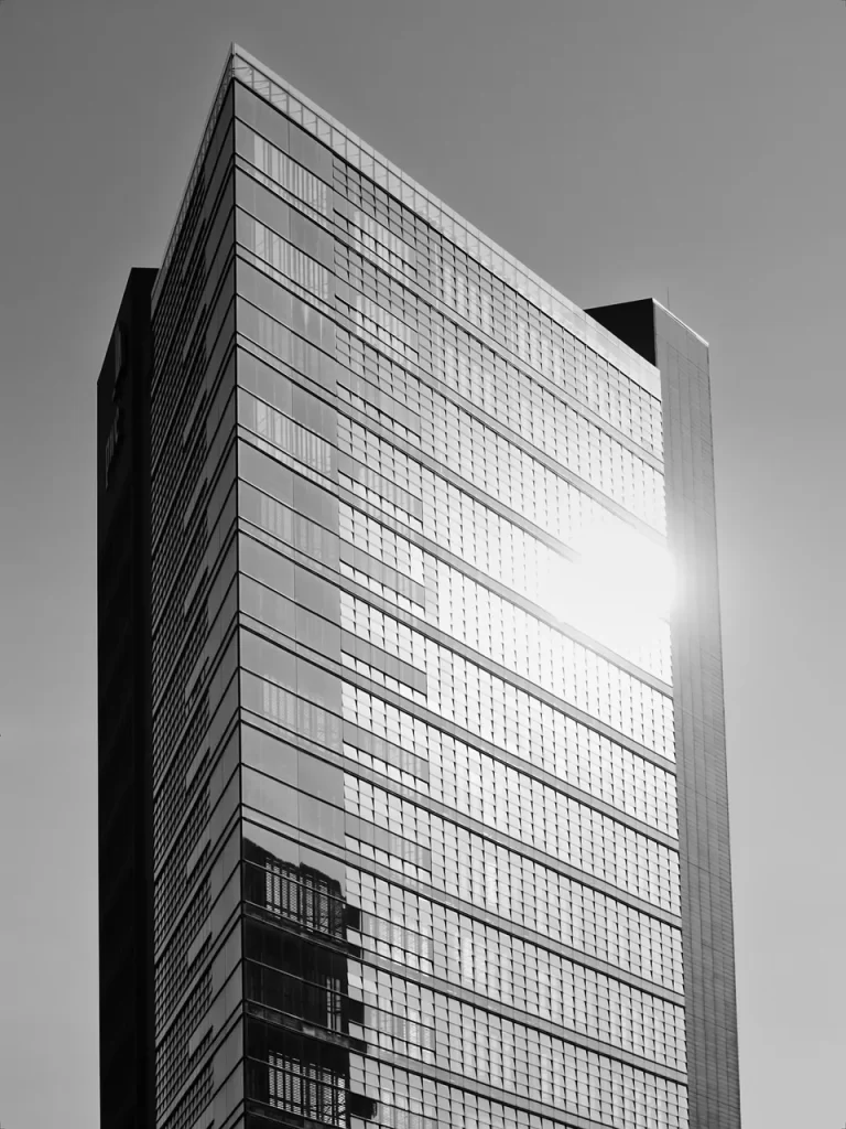 Futuristic city illustration