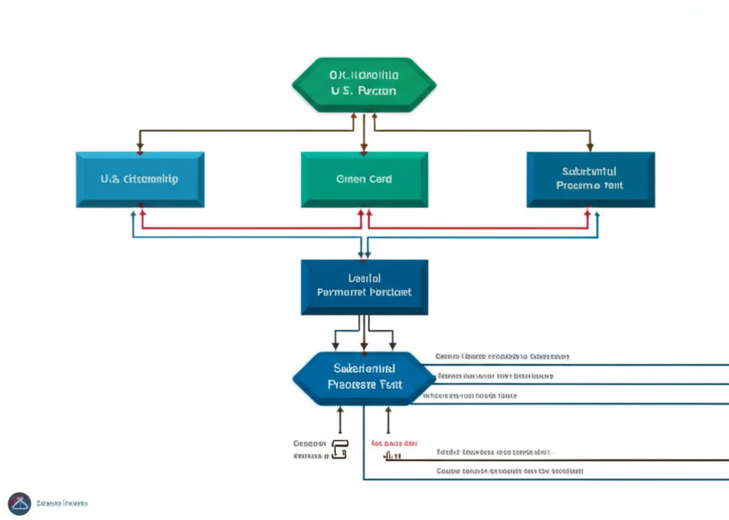 Flowchart explaining who qualifies as a U.S. person for IRS tax reporting.