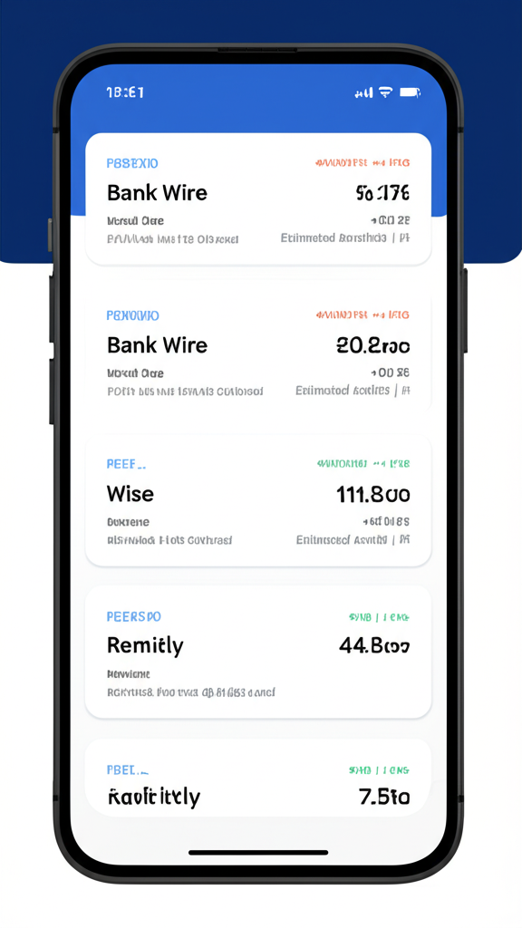 A comparison of international money transfer services for sending funds to Sri Lanka.