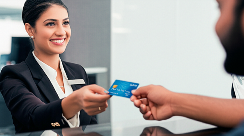 A Sri Lankan newcomer getting a secured credit card to build US credit.